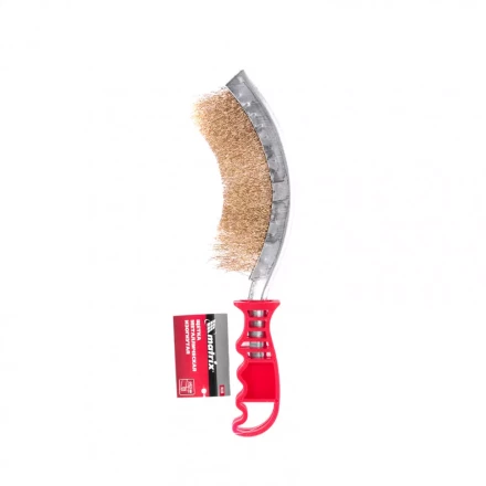 Щетка металлическая изогнутая пластиковая ручка Matrix 74839 купить в Тобольске