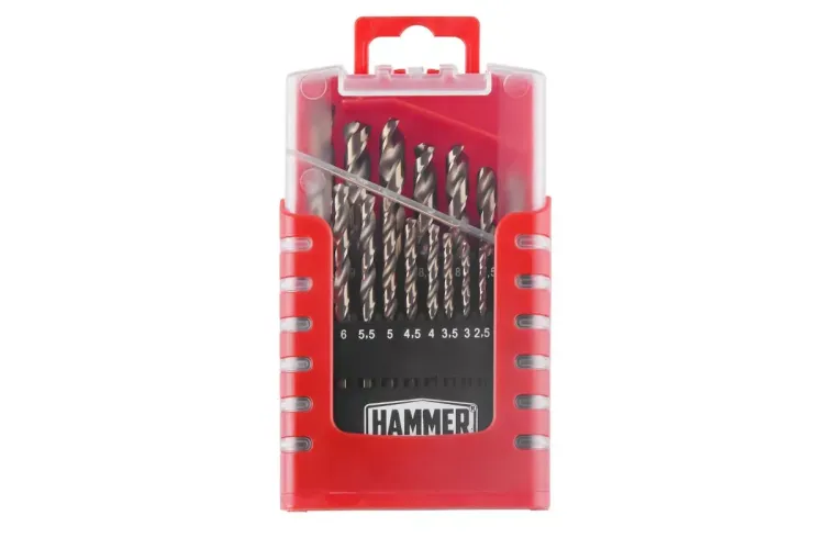 Набор сверл HAMMER No7 19шт. 1,0-10мм купить в Тобольске