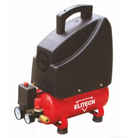 Компрессор безмасляный поршневой прямой привод Elitech КПБ 190/6 купить в Тобольске