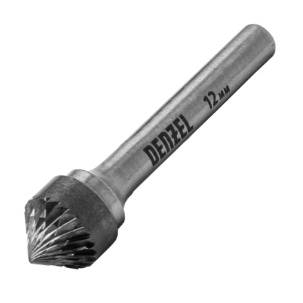 Борфреза по металлу твердосплавная, зенкер 90 град., тип-K, 12 мм// Denzel 72058 купить в Тобольске