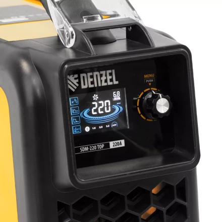 Аппарат инвертор. дуговой сварки SDM-220 Top, 220 А, ПВ 60%// Denzel 94357 купить в Тобольске