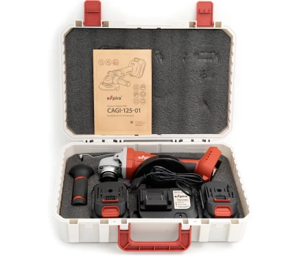 Аккумуляторная угловая шлифмашина ESPIRA CAGI-125-01, 410751 купить в Тобольске