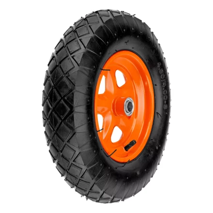 Колесо пневматическое Palisad «Звезда» 4.80/4.00-8 D380 мм, внутренний диаметр подшипника 20 мм, 689575 длина оси 80 мм купить в Тобольске