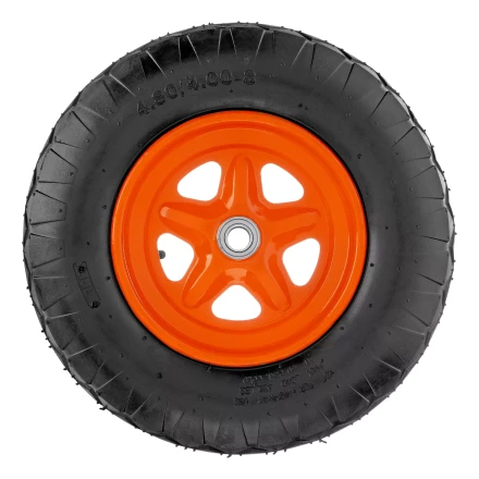 Колесо пневматическое Palisad «Звезда» 4.80/4.00-8 D380 мм, внутренний диаметр подшипника 20 мм, 689575 длина оси 80 мм купить в Тобольске