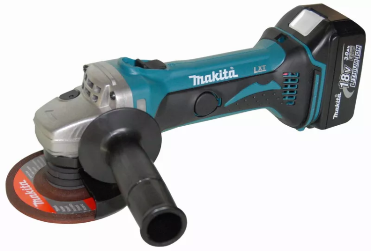 Аккумуляторная угловая шлифовальная машинка Makita BGA452RFE купить в Тобольске