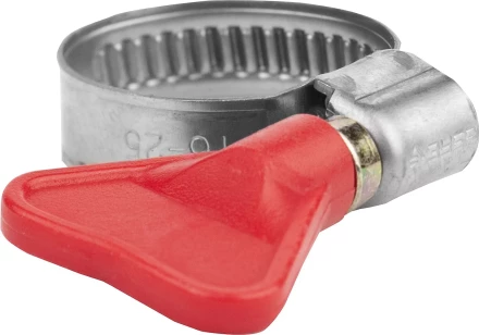 Хомуты ЗУБР &quot;ЭКСПЕРТ&quot; &quot;Бабочка&quot;, нерж. сталь, накатная лента 9 мм, 40-60 мм, 50 шт 37835-40-60-50 купить в Тобольске