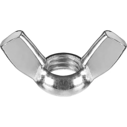 Гайка ЗУБР барашковая, DIN 315, оцинкованная,  M8, ТФ6, 4 шт. 4-303736-08 купить в Тобольске