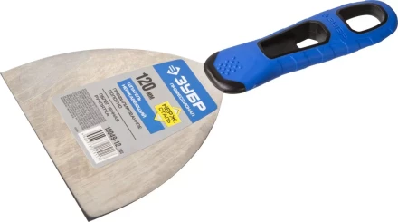 Шпатель ЗУБР &quot;ПРОФЕССИОНАЛ&quot; профилированное нержавеющее полотно, 2к ручка, 120мм 10049-12_z03 купить в Тобольске