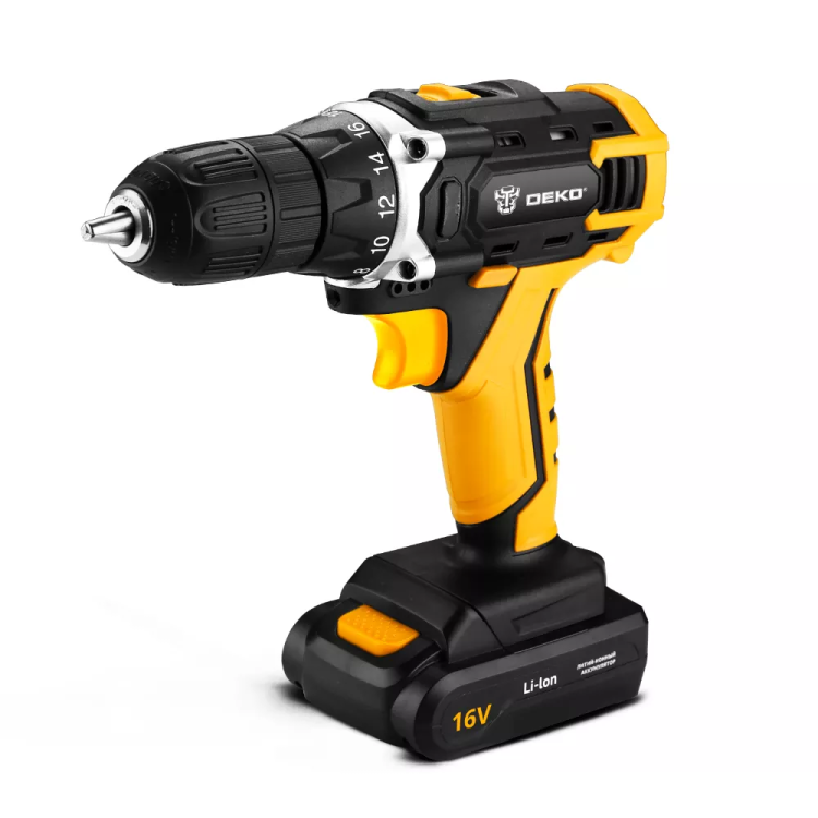 Дрель аккумуляторная DEKO DKCD16FU-Li, 063-4098 купить в Тобольске