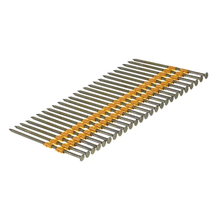 Гвозди для пнев. нейлера крашен. длина 90 мм диаметр 3.05 мм 2000 шт  Denzel 57700 купить в Тобольске