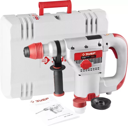 Перфоратор ЗУБР, SDS-Max, 8Дж, 550об/мин, 3000уд/мин, 1100Вт, кейс ЗП-1100ЭК купить в Тобольске