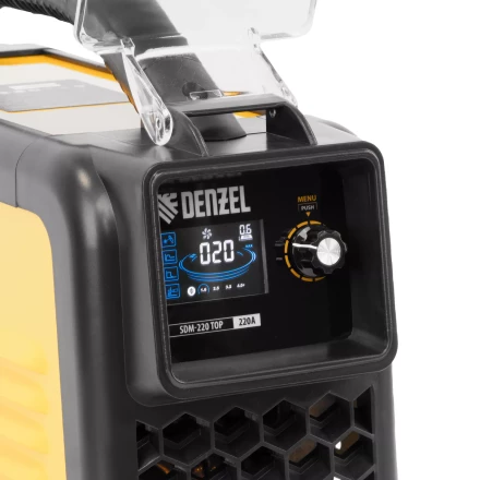 Аппарат инвертор. дуговой сварки SDM-220 Top, 220 А, ПВ 60% кейс// Denzel 94358 купить в Тобольске