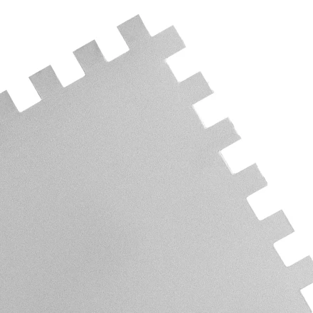 Гладилка из нержавеющей стали, 280 х 130 мм, зеркальная полировка, пластмассовая ручка, зуб 10 х 10 мм Matrix 86783 купить в Тобольске