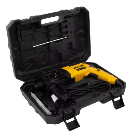 Перфоратор электрический Denzel RHH-600-22, SDS-plus, 600 Вт, 2,5 Дж, 2 реж. 26602 купить в Тобольске