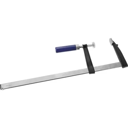 Струбцина DEXX, тип &quot;F&quot;, деревянная ручка, стальная закаленная рейка, 120х500мм 3205-120-500 купить в Тобольске
