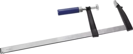 Струбцина DEXX, тип &quot;F&quot;, деревянная ручка, стальная закаленная рейка, 120х500мм 3205-120-500 купить в Тобольске