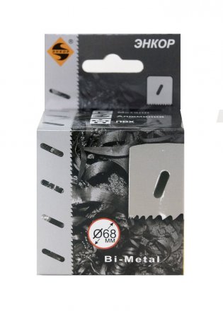 Коронка Bi-Metal Ф68 мм М3 Энкор 24168 купить в Тобольске