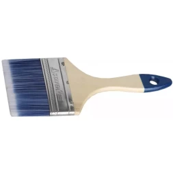 Кисть плоская STAYER &quot;AQUA-STANDARD&quot;, искусственная щетина, деревянная ручка, 100мм 01032-100