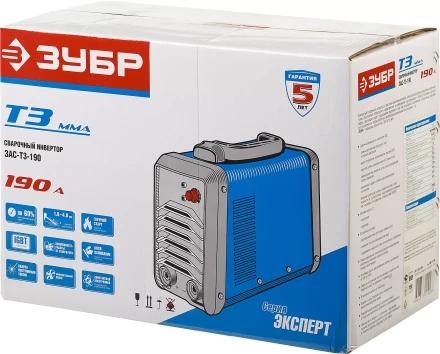 Сварочный инвертор ММА ЗАС-Т3-190 серия ПРОФЕССИОНАЛ купить в Тобольске