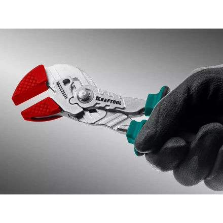 Клещи переставные-гаечный ключ с двухкомпонентными рукоятками и пластиковыми накладками 22066 купить в Тобольске