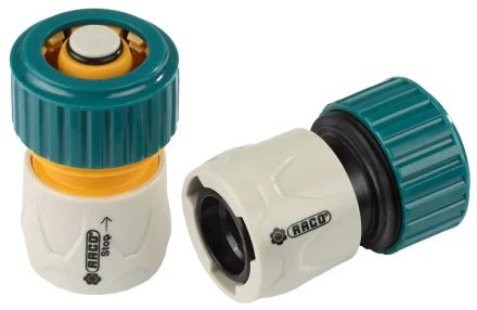 Набор соединителей RACO &quot;Original&quot; (шланг-насадка) с автостопом, 3/4&quot; 4250-55266B купить в Тобольске