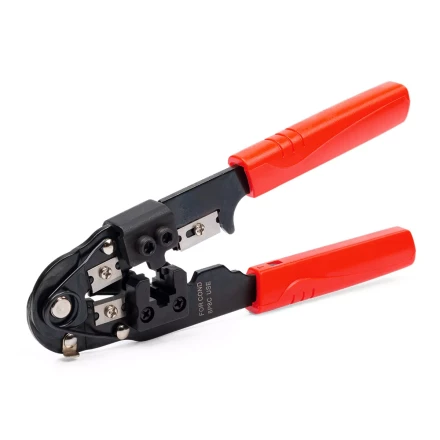 Кримпер многофункциональный КВТ JT-210 со встроенным модулем для обжима RJ-45 (84824) купить в Тобольске