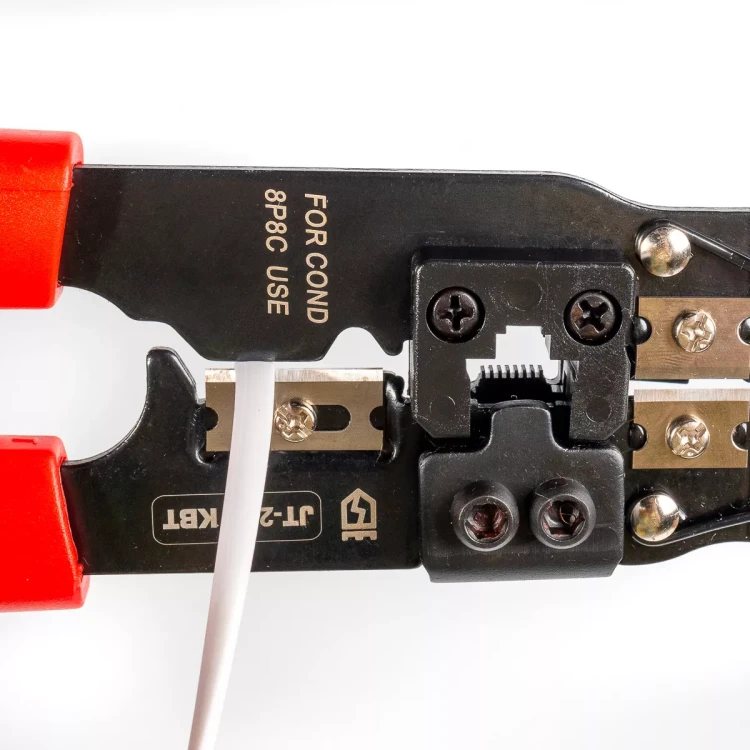 Кримпер многофункциональный КВТ JT-210 со встроенным модулем для обжима RJ-45 (84824) купить в Тобольске
