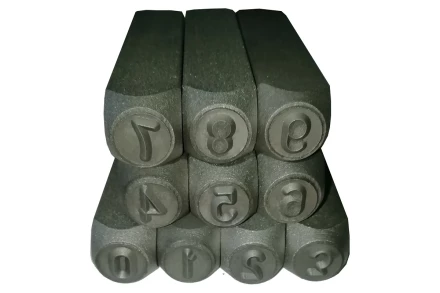 Клеймо цифровое твердосплавное №10 купить в Тобольске