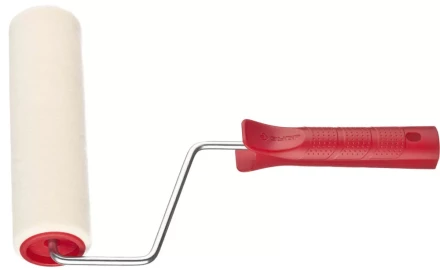 Валик ЗУБР &quot;МАСТЕР&quot; &quot;ВЕЛЮР&quot;, 100% шерсть, ворс 4мм, ручка 6мм, d=40/180мм 03535-18 купить в Тобольске