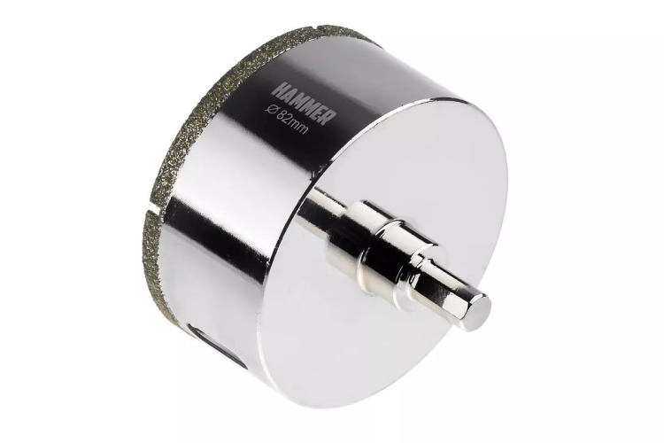 Коронка алмазная HAMMER Ф82мм HEX(DHS82.0*65/5) купить в Тобольске