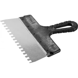 Шпатель ЗУБР &quot;МАСТЕР&quot; ФАСАДНЫЙ, нержавеющее полотно, 250мм, зуб 8х8мм 10078-25-08