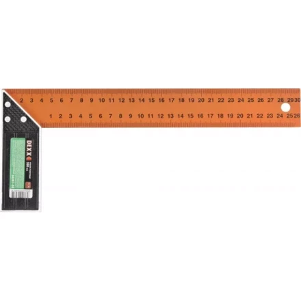 Угольник DEXX столярный, стальное полотно, 300мм 34307-30 купить в Тобольске