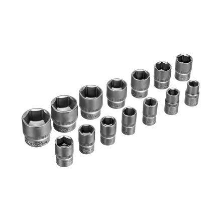 Набор инструментов Сибртех 14170, 1/2&quot;, 3/8&quot;, 1/4&quot;, пластиковый кейс 215 предм. купить в Тобольске