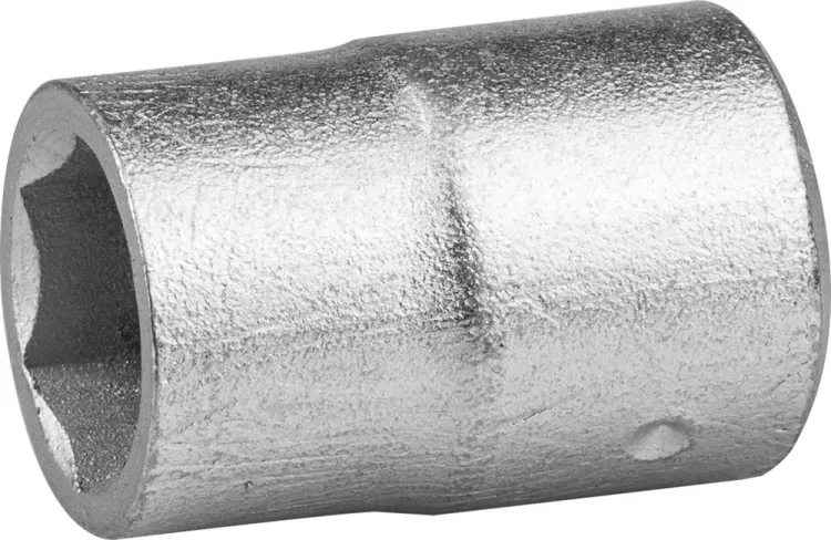 Головка торцовая НИЗ (1/2"), 40Х, шестигранная, оцинкованная, 15мм 2772-15 купить в Тобольске