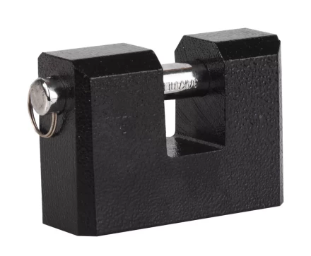 Замок навесной ЗУБР &quot;МАСТЕР&quot; усиленный, дисковый механизм секрета, ключ 7 PIN, дужка d-14мм, 90мм 3720-3_z01 купить в Тобольске