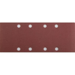 Лист шлифовальный универсальный STAYER "MASTER" на зажимах, 8 отверстий по краю, для ПШМ, Р180, 93х230мм, 5шт 35465-180