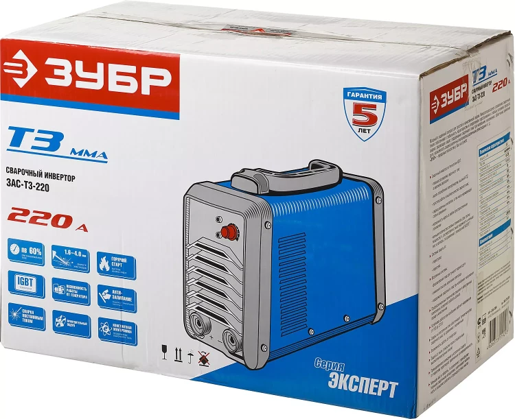 Сварочный инвертор ММА ЗАС-Т3-220 серия ПРОФЕССИОНАЛ купить в Тобольске