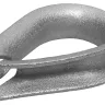 Коуш ЗУБР DIN 6899, оцинкованный, 4мм, 2 шт 4-304496-04 купить в Тобольске