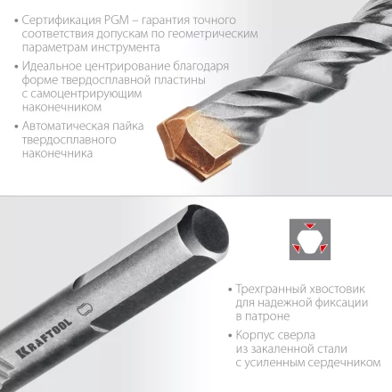 Сверла по бетону EXTREME Оберон 29166-085-05 купить в Тобольске