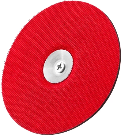 Тарелка опорная STAYER &quot;MASTER&quot; резиновая для дрели, на липучке, d=125мм 35740-125 купить в Тобольске