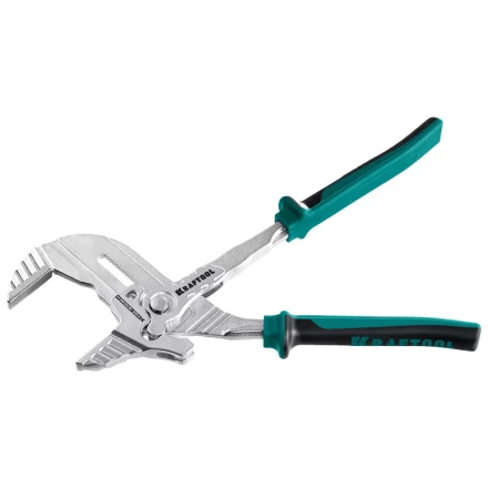 Клещи переставные-гаечный ключ с двухкомпонентными рукоятками и пластиковыми накладками 22069 купить в Тобольске