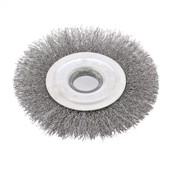 Щетка для УШМ 125 мм посадка 22,2 мм плоская витая проволока  СИБРТЕХ 746567 купить в Тобольске