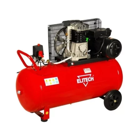 Компрессор масляный поршневой ременной Elitech КР 100/AB515/3Т купить в Тобольске
