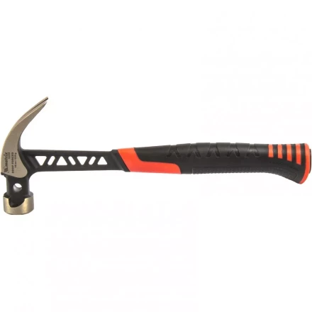 Молоток-гвоздодёр 450 г цельнокованый боек с магнитом MATRIX 10465 купить в Тобольске