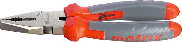 Плоскогубцы комбинированные 180мм двухкомпонентные рукоятки MATRIX PROFESSIONAL 16943 купить в Тобольске