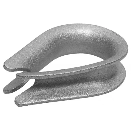 Коуш ЗУБР DIN 6899, оцинкованный, 5мм, 2 шт 4-304496-05 купить в Тобольске