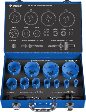 Наборы биметаллических коронок серия ЭКСПЕРТ купить в Тобольске