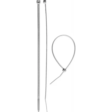 Хомуты ЗУБР нейлоновые белые 9x650мм, 50шт 309010-90-650 купить в Тобольске