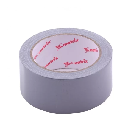 Лента армированная влагостойкая 48 мм х 25 м серебристая Matrix 89068 купить в Тобольске