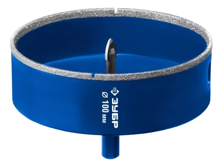 ЗУБР АГК d 100 мм (центр. сверло, трехгр. хвост, Р60), Алмазная коронка, Профессионал (29850-100) купить в Тобольске